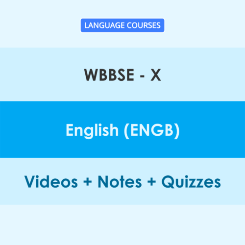 wbbse 10 english WBBSE 10 English Online Classes