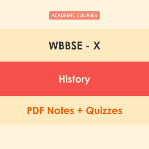 wbbse 10 history WBBSE 10 History Solutions PDF